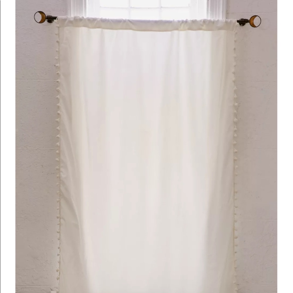 Urban Outfitters pompom curtain